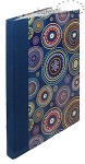 notitieboek gebonden, A5 blanco, Blauwe Cirkels